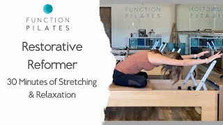 Restorative Reformer  30 Minutes of Stretching amp Relaxation [upl. by Davida]