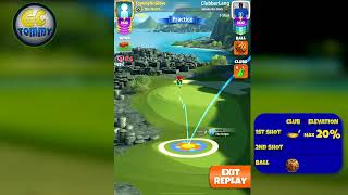 Hole 2  Par 3 Drumore Links  3rd Tee  GUIDETUTORIAL Golf Clash tips [upl. by Acissej]