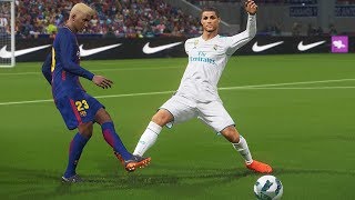 BARCELONA DO BINHO VS REAL MADRID DO CR7 FINAL EMOCIONANTE  PES 2018  RUMO AO ESTRELATO 104 [upl. by Emile]