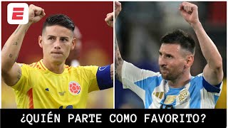 ARGENTINA vs COLOMBIA LA GRAN FINAL DE LA COPA AMÉRICA ¿quién llega como favorito  Exclusivos [upl. by Mur]