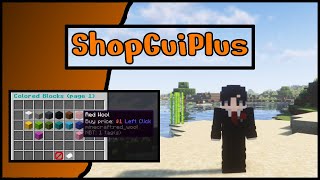 Minecraft ShopGuiPlus Plugin Tutorial [upl. by Ripley424]