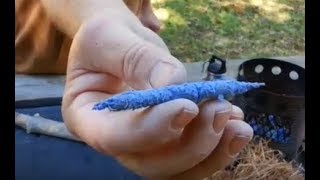 How To Fire Roll Cotton Fabric Replenishing My Ashes And Char Cloth Supplies [upl. by Kopple]