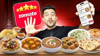 I ATE ZOMATO BEST RATED FOOD ITEMS  PAID REVIEWS OR GENUINE [upl. by Omle]