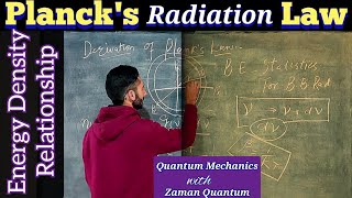 Quantum Physics  03 Plancks Law for Black body radiation amp Energy Density  Zaman Quantum [upl. by Arayt]