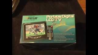 7 inch LCD Prism Digital Portable TV Unboxing [upl. by Greff]