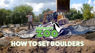 HOW TO  Set a Boulder  Potawatomi Zoo [upl. by Niboc792]