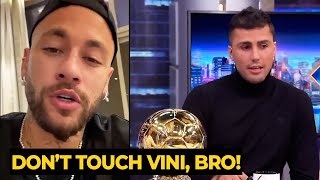 Neymar SLAMS Rodri after his comments about Vinícius Jr Ballon dOr  Real Madrid News [upl. by Adas]