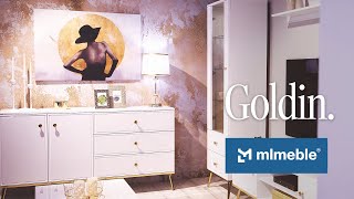 ML MEBLE – GOLDIN kolekcja dzienna sypialnia mlmeble meble ml glamour [upl. by Aicrag]