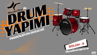 STUDIO ONE DRUM YAPIMI  MÜZİK PRODÜKSİYON DERSLERİ  BÖLÜM 6  WMR MASTERCLASS [upl. by Ardnassak176]