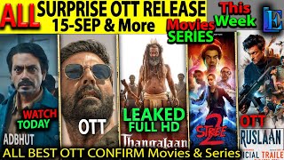 STREE 2 OTT Release Thangalaan Leaked 15SEP NEW Hindi Movies WebSeries Adbhut Pizza3 SarfiraOTT [upl. by Obidiah941]