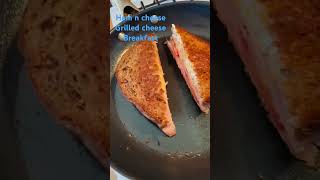 shortvideo shorts breakfast hamampcheese grilledcheese [upl. by Relyhs]