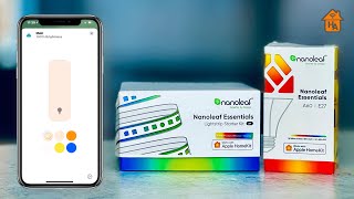 How to enable HomeKit adaptive lighting for the Nanoleaf Essentials range  Light strip amp smart bulb [upl. by Elaweda103]
