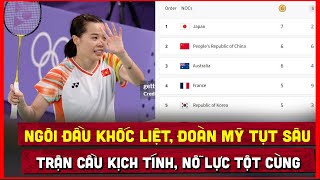 🔴 Bảng Tổng Sắp Olympic 2024 Mới Nhất Kết Quả Cầu Lông Nữ 317  Quá Tiếc Cho Nguyễn Thuỳ Linh [upl. by Adlih615]