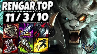 Rengar vs Aatrox  TOP  Patch 1410 Korea Challenger ✅ [upl. by Terriss145]