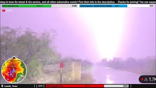 Isolated Supercell near Laredo TX 31524  Live Storm Chase Archive [upl. by Kyd750]