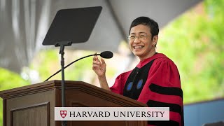 Maria Ressa delivers the Commencement Address  Harvard Commencement 2024 [upl. by Rusty]