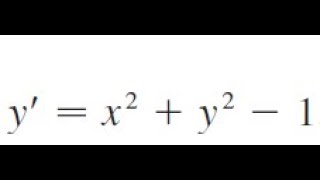 Slope Field of Isoclines to Graph the Solution of ODE example 2 [upl. by Day946]