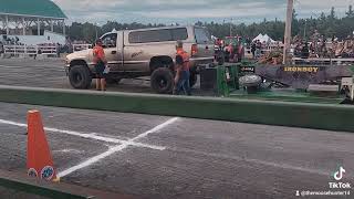 Expo Brome Fair 2023 Truck pulls [upl. by Atilahs]