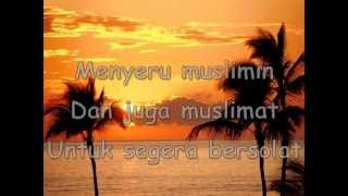 Fitri HarisSuara Azan Lirik [upl. by Magdau]