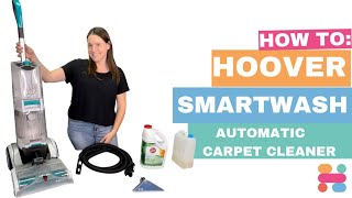 How to Use Hoover Carpet Cleaner Full Tutorial [upl. by Nnaharas]