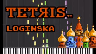 Tetris Tengen NES Music  Loginska Piano [upl. by Felton]