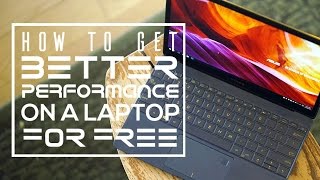 5 Simple Steps To Improve Your Laptops Performance For Free  Get Better Performance And Thermals [upl. by Grussing]