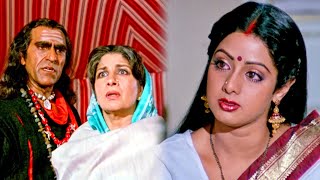 श्रीदेवी ने किया सच का खुलासा  Nagina Scene  Sridevi amp Amrish Puri Best Scene [upl. by Anniahs]