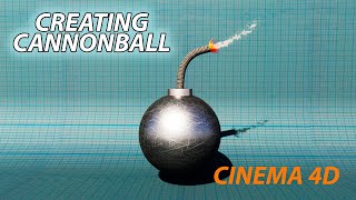 Creating Cannonball Cinema 4D Corona Render [upl. by Lurie]