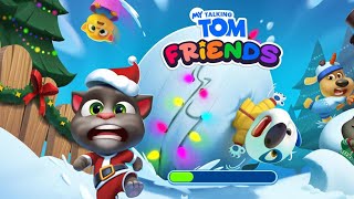 My Talking Tom Angela and Adventure with Friends Games  My Talking Tom 2 gaming gameplay [upl. by Beutler]