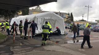 PROTEZIONE CIVILE  ospedale  controlli COVID19 SARDEGNA [upl. by Derrek78]