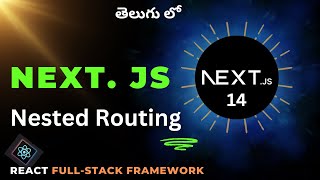 4 Next JS Nested Routing in Telugu [upl. by Riabuz568]