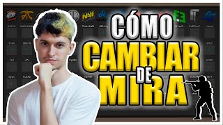 ¡Cómo Cambiar Tu Crosshair en CS2  TOP 5 Mejores MirasCrosshairs de Counter Strike 2 [upl. by Amoihc]