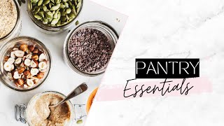 15 MustHave Pantry Essentials For Easy Weeknight Meals amp Meal Planning [upl. by Aniteb]