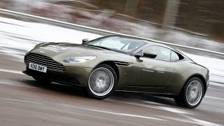 Aston Martin DB11 первый тест на полигоне [upl. by Airrehs755]