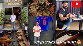 Finally Visited Virat Kohli restraunt 😍🏏🥗🍹in Delhi Aerocity One 8 Commune [upl. by Aihseuqram589]