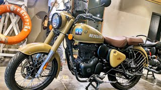 Royal Enfield Classic 350 Signals Desert Sand Colour Best Cruiser of India Detailed Review [upl. by Belinda]