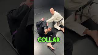 BJJ Collar Drag  Simple and effective takedown jiujitsu [upl. by Alberto]