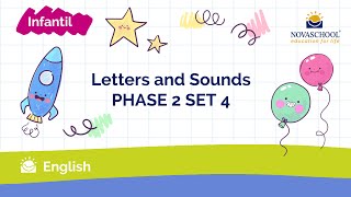 Letters and Sounds PHASE 2 SET 4 [upl. by Ocinom]