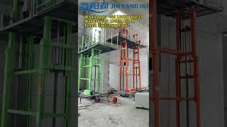 JIN YANG HU Electric Lifting Masonry Platform Lift Scaffolding 6m 8m 10m masonry lift [upl. by Marj]