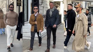 Men’s Street Fashion 2024 What are Mens Wearing in London [upl. by Allista]