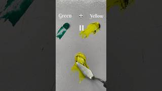 💚Green और 💛Yellow को मिलाकर बनाएं सुंदर शेड्स  Easy Color Mixing  colourcrazestudio colors [upl. by Symons408]