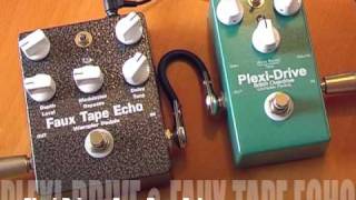 Wampler Pedals PLEXIDRIVE with Faux Tape Echo [upl. by Atiniv]