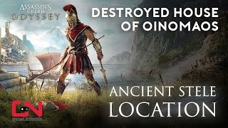 Assassins Creed Odyssey  Destroyed House of Oinomaos  Ancient Stele Location [upl. by Ellevehc]