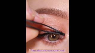 How to apply strip lashes step by step guide for beginners [upl. by Gable]