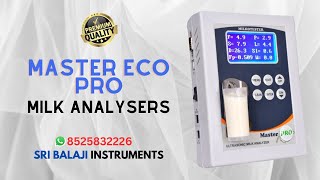 Master Eco Pro Milk Analyser [upl. by Etteve968]