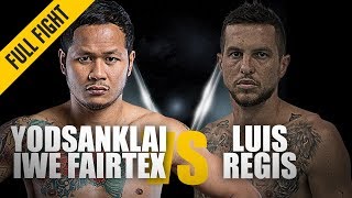 ONE Full Fight  Yodsanklai IWE Fairtex vs Luis Regis  Epic Knockout  December 2018 [upl. by Eceinhoj]