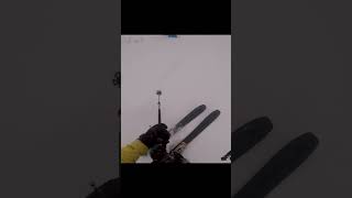 Powder skiing the steepest trail viral shorts vail colorado [upl. by Gimble]