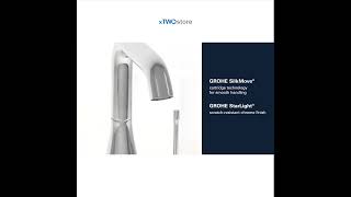 GROHE Essence Single Lever Basin Mixer  Swivel Spout amp Flow Limiter [upl. by Amein]