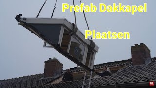 Dakkapel plaatsen binnen 4 uur Prefab Dormer window within 4 hours prefabricated Vos Dakkapellen [upl. by Idden]