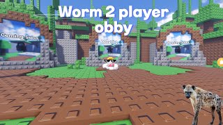 Roblox Worm OBBY 2 PLAYER [upl. by Doti826]